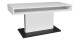 Couchtisch >Lift< höhenverstellbar bis 78cm, weiss / schwarz - 110x59/78x60cm (BxHxT)