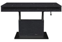 Couchtisch >Lift<in keramik optik schwarz / schwarz...