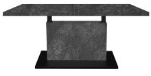 Couchtisch >Lift< verstellbar, keramik optik grau /...
