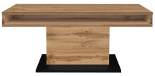 Couchtisch >Lift< höhenverstellbar, wotan eiche Dekor/schwarz - 110x59/78x60cm (BxHxT)