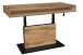 Couchtisch >Lift< höhenverstellbar, wotan eiche Dekor/schwarz - 110x59/78x60cm (BxHxT)