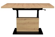 Couchtisch >Lift< verstellbar,  Asteiche Dekor /...