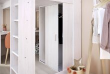 Hochbett >Higher< (komplett-Set) Kiefer hell Dekor -138x189x206cm (B/H/T)