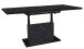 Couchtisch >Lift< keramik optik schwarz / schwarz - 120/160x59/75x60cm (BxHxT)