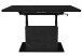 Couchtisch >Lift< keramik optik schwarz / schwarz - 120/160x59/75x60cm (BxHxT)