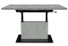 Couchtisch >Lift< verstellbar, keramik optik weiß/schwarz - 120/160x59/75x60cm (BxHxT)