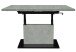 Couchtisch >Lift< verstellbar, keramik optik weiß/schwarz - 120/160x59/75x60cm (BxHxT)