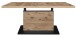 Couchtisch >Lift< verstellbar, viking oak Dekor / schwarz - 120/160x59/75x60cm (BxHxT)