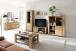 Sideboard >GRENO< in natur geölt, Wildeiche teilmassiv - 163x80x40cm (BxHxT)