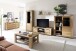 Sideboard >GRENO< in natur geölt, Wildeiche teilmassiv - 163x80x40cm (BxHxT)