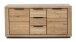 Sideboard >GRENO< in Wildeiche geölt, Wildeiche teilmassiv - 163x80x40cm (BxHxT)