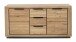 Sideboard >GRENO< in Wildeiche geölt, Wildeiche teilmassiv - 163x80x40cm (BxHxT)