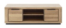 Lowboard >GRENO< in natur geölt, Wildeiche teilmassiv - 163x52x54cm (BxHxT)