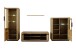 Lowboard >GRENO< in natur geölt, Wildeiche teilmassiv - 163x52x54cm (BxHxT)