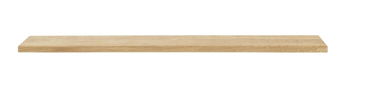 Wandboard >GRENO< in natur geölt, Wildeiche teilmassiv - 110x3x20cm (BxHxT)