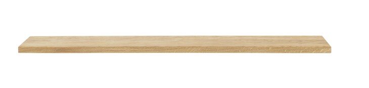 Wandboard >GRENO< in natur geölt, Wildeiche teilmassiv - 110x3x20cm (BxHxT)
