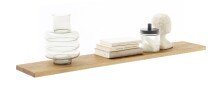 Wandboard >GRENO< in natur geölt, Wildeiche teilmassiv - 110x3x20cm (BxHxT)