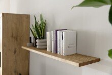 Wandboard >GRENO< in natur geölt, Wildeiche teilmassiv - 110x3x20cm (BxHxT)