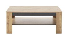 Couchtisch >GRENO< in Wildeiche Nachbildung - 115x46x65 (BxHxT)