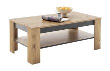Couchtisch >GRENO< in Wildeiche Nachbildung -...