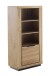 Regal >GRENO< in Wildeiche geölt, Wildeiche teilmassiv - 72x142x40cm (BxHxT)