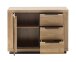 Kommode >GRENO< in Wildeiche geölt, Wildeiche teilmassiv - 107x80x40cm (BxHxT)