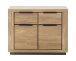 Kommode >GRENO< in Wildeiche geölt, Wildeiche teilmassiv - 102x80x40cm (BxHxT)