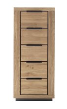 Kommode >GRENO< in Wildeiche geölt - 142x62x40 (BxHxT)