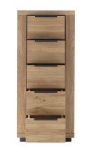 Kommode >GRENO< in Wildeiche geölt - 142x62x40...