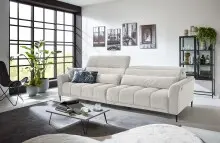 Big-Sofa >Wolve< 2x elektr. Verstellung, 2 Kissen,...
