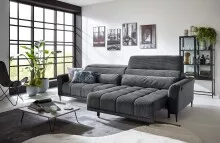 Big-Sofa >Wolve< 2x elektr. Verstellung, 2 Kissen,...