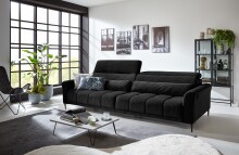 Big-Sofa >Wolve< Kopfteilverstellung, 2 Kissen,...