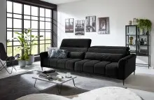 Big-Sofa >Wolve< 2x elektr. Verstellung, 2 Kissen,...