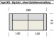 Big-Sofa >Wolve< Kopfteilverstellung, 2 Kissen, Cord creme - 280x108x118cm (BxHxT)