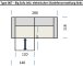 Big-Sofa >Wolve< 1x elektr. Sitzverstellung, Cord silbergrau - 280x108x118cm (BxHxT)