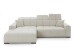 Wohnlandschaft >Puppet< Kopfteilverstellung, Sitzverstellung, creme - 301x113x195cm (BxHxT)