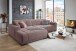 Wohnlandschaft >Puppet< Kopfteilverstellung, 2 Kissen, flieder - 301x113x195cm (BxHxT)