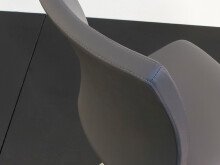 Esszimmerstuhl >Muvo I< (2er Set) aus Metall -...