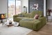 Wohnlandschaft >Puppet< Kopfteilverstellung, 2 Kissen, khaki - 301x113x195cm (BxHxT)