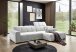 Wohnlandschaft >Puppet< Kopfteilverstellung, 2 Kissen, creme - 301x113x195cm (BxHxT)