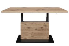 Couchtisch >Lift< höhenverstellbar, viking oak...