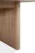 Kulissen-Esstisch >Sai< in Dekor Sandstein / Dekor Jackson Hickory