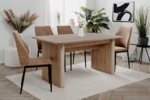 Kulissen-Esstisch >Sai< in Dekor Jackson Hickory - 160x75x90cm (BxHxT)