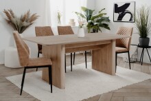 Kulissen-Esstisch >Sai< in Dekor Jackson Hickory - 160x75x90cm (BxHxT)