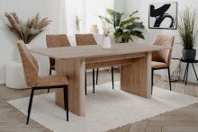Kulissen-Esstisch >Sai< in Dekor Jackson Hickory - 160x75x90cm (BxHxT)