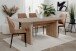Kulissen-Esstisch >Sai< in Dekor Jackson Hickory - 160x75x90cm (BxHxT)