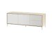 TV-Board >BROOKLYN< in Canadian Eiche/Artik White - 130x47x41 (BxHxT)