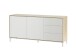 Sideboard >BROOKLYN< in Canadian Eiche/Artik White - 154x74x41 (BxHxT)