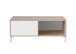 Couchtisch >BROOKLYN< Canadian Eiche Dekor / Artik White - 100x40x50 (BxHxT)