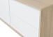 Wohnzimmer-Set >BROOKLYN< in Canadian Eiche/Artik Weiß - 130x47x41 (BxHxT)